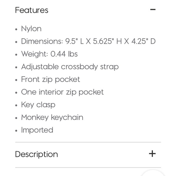 Kipling Samara Crossbody NWT! - Picture 9 of 10